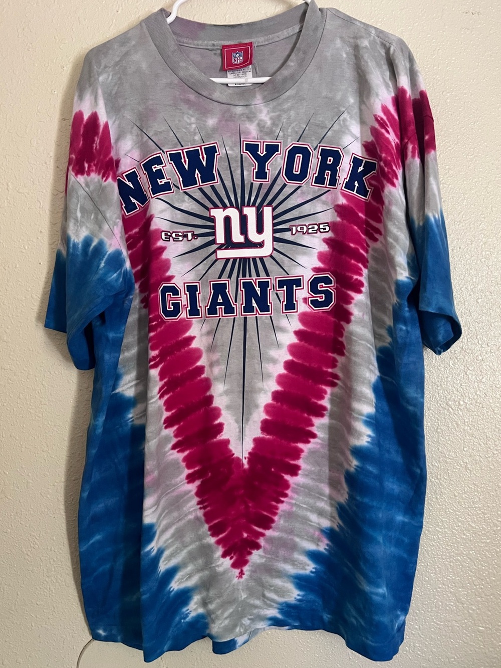 Vintage New York Giants Tie-Dye NFL Tee